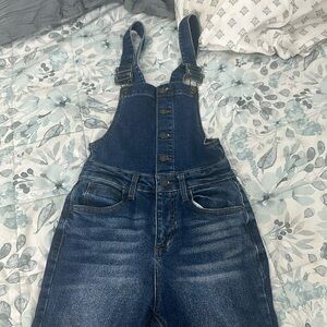 No boundaries stretch jeans overalls sz XS